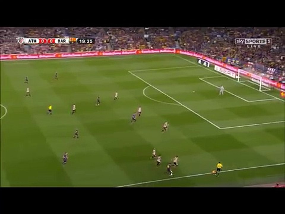 هدف ميسي -- العالمي في مرمى أتليتك بلباو في نهائي الكأس ملك أسبانيا 2015 جودة عالية