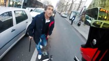 ANGRY PEOPLE ATTACK BIKERS - ROAD RAGE COMPILATION