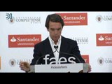 Aznar carga contra nacionalistas y populistas: 