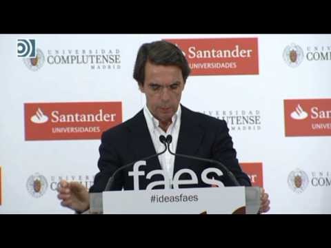 Aznar carga contra nacionalistas y populistas: No son fuerzas de cambio sino de regresión