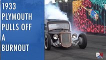 A 1933 Plymouth Pulled Off An Awesome Burnout