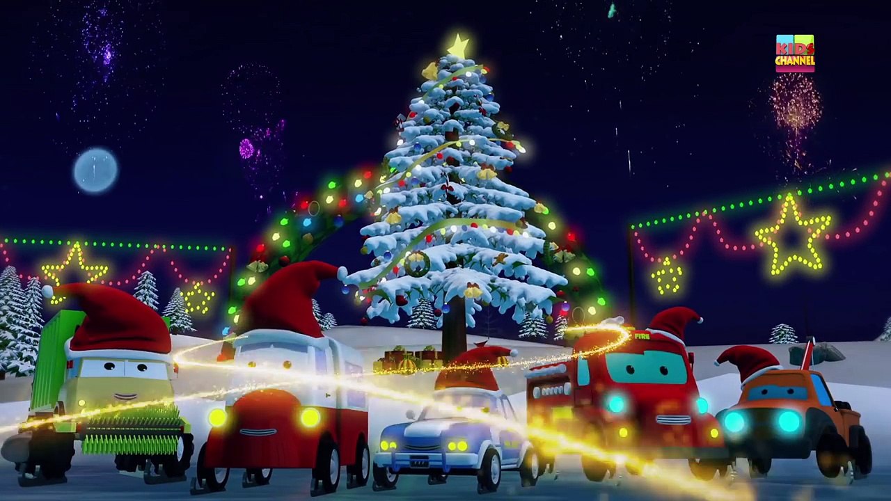 Road Rangers - Jingle Bells - Christmas special car song for children