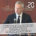 Bruno Le Maire serait le Hermès de Macron, le Jupiter