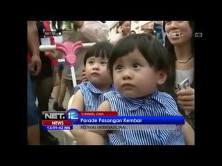 Download Video: NET12 - Festival anak kembar berlangsung meriah di Yunani Cina