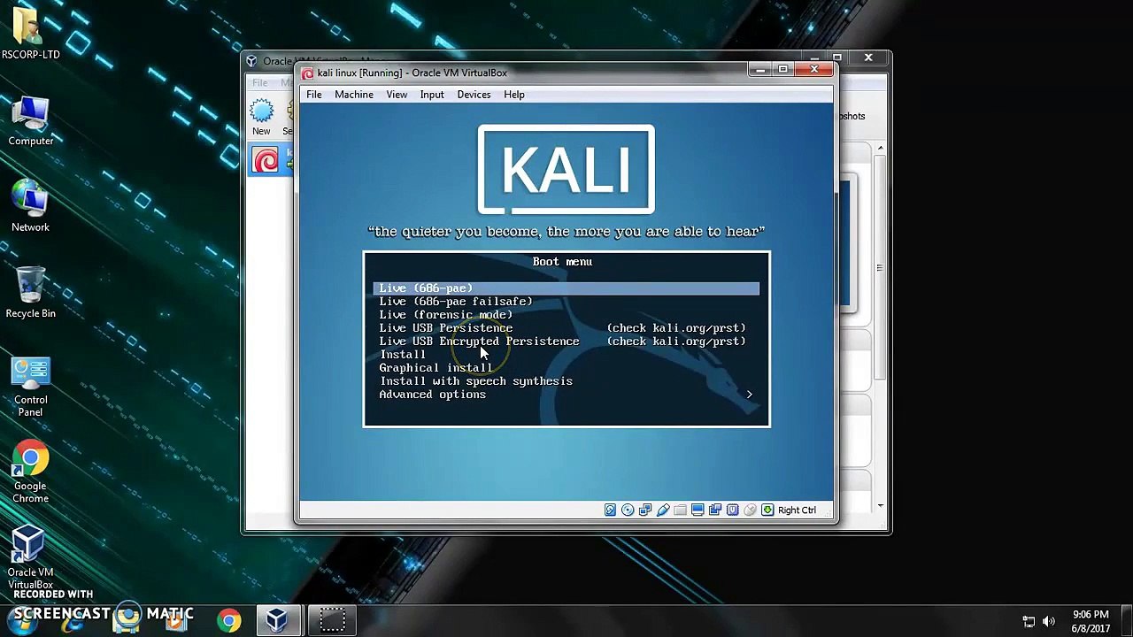 How to install Kali Linux in VM Virtual Box in Easy Way