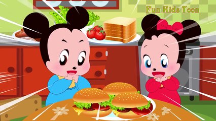 Mickey Mouse Babies Pretend to die Funny Pranks! Lear Color with Finger Family Song Nurser