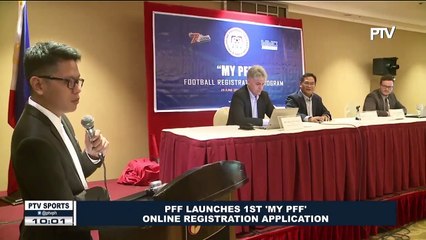 SPORTS NEWS: PFF launches 1st 'My PFF' online registration application