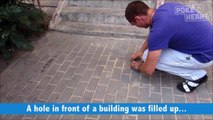 Amazing Man Rescues Trapped Dog Puppy Video 2017