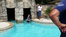 Incredible Man Rescues Fawn In Pool Pet Rescue Video 2016 - Daily Heart Beat