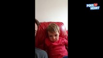 Kid Falls Asleep while Watching TV Video 2016 - Daily Heart Beat