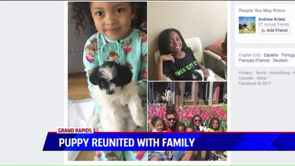 Puppy Reunited With Family After It Was Stolen from Little Boy`s Arms