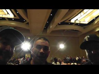 robert garcia and marcos maidana after press conference EsNews Boxing