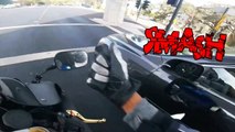 Biker Smash Mirror - Road Rage - Angry People vs Bikers Compilation