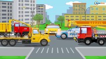 Полицейская Машина и Пожарная Машина Авария на Дороге - Мультфильмы про Машинки Видео для детей