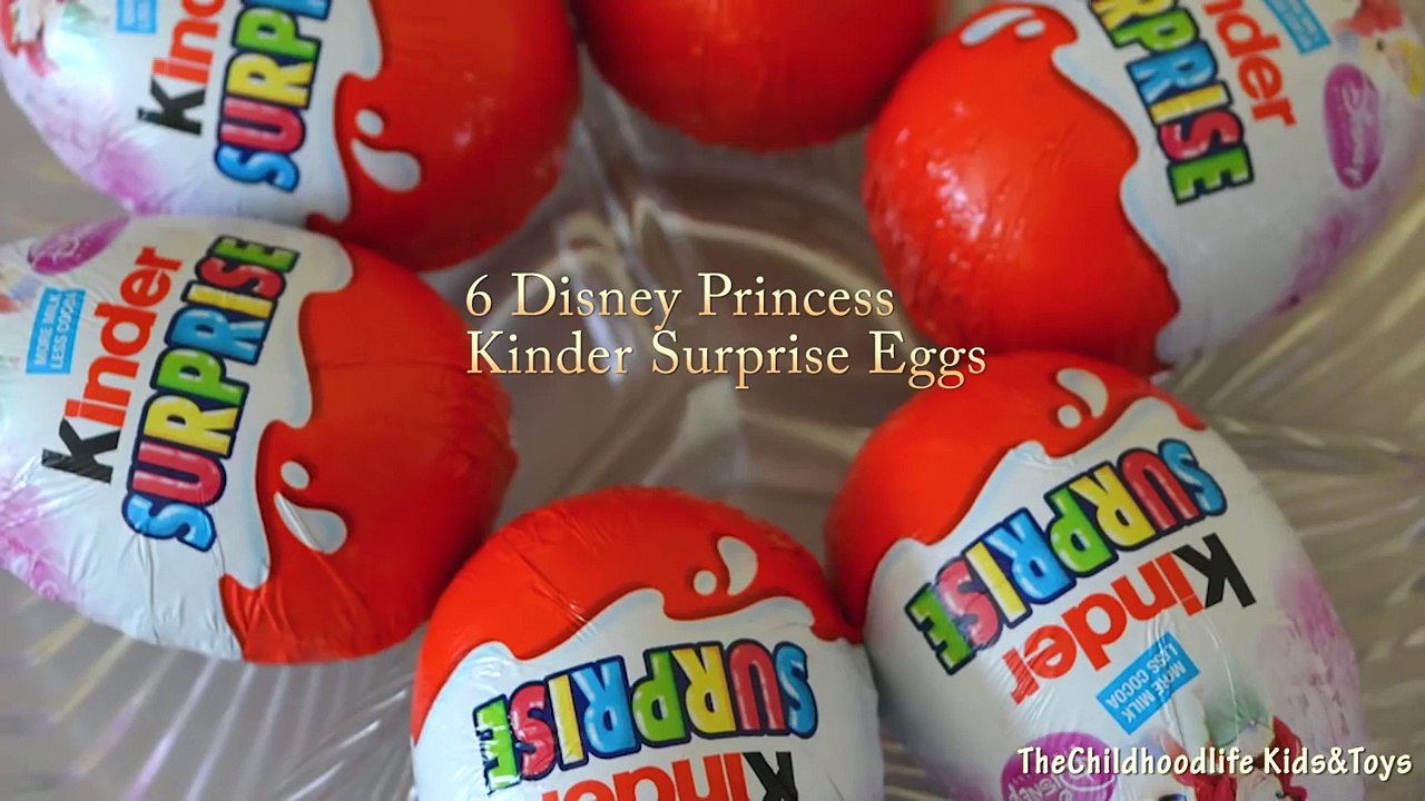 Huevos huevos huevos Niños princesa sorpresa disney unboxing 迪士尼公主健达奇趣蛋