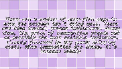 Commodity Prices Have Crashed