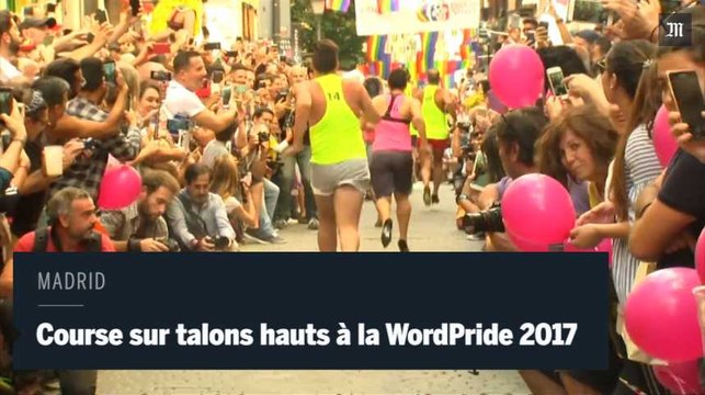 Madrid : course sur talons hauts à la World Pride 2017