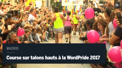 Madrid : course sur talons hauts à la World Pride 2017