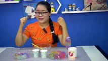 THỬ LÀM SLIME VỚI HẠT NỞ KHỔNG LỒ & NƯỚC GIẶT ARIEL DIY SLIME (Chất Nhờn Ma Quái)