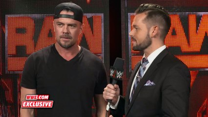 Sheamus interrupts Josh Duhamel's interview  Raw Fallout, June 26, 2017