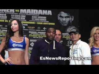 Heated Marcos Maidana vs. Adrien Broner Face-Off
