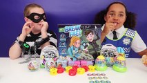 Bad Kids Go To Jail! Spy Code Break Free Toy Challenge Shopkins Disney Toys Blind Bags