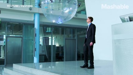 This globe-shaped floating object could one day deliver your snail mail