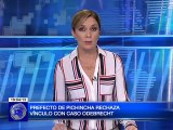 Prefecto de Pichincha Gustavo Baroja rechazó vínculo con caso Odebrecht