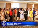 Rocío de Moreno se reunió con las representantes de la misión 