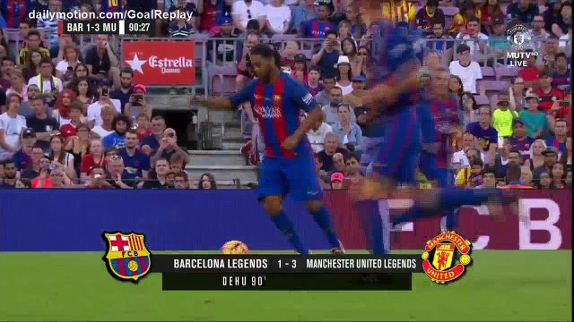 Dehu Goal HD - Barcelona Legends 1 - 3 Manchester United Legends - 30.06.2017