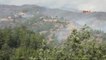 Alanya'da Orman Yangını 10 Hektarda Etkili, Arazöz Alevlerin Ortasında Kaldı