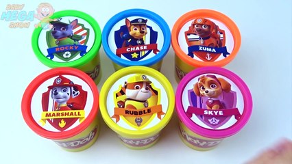 Argile couleurs Anglais dans Apprendre patrouille patte jouer arc en ciel jouets Сups surprise doh collection