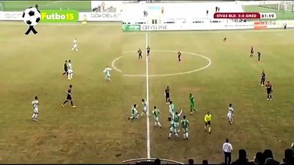 Sivas Belediye'den - Amedspor'a Orta sahadan GoOoL