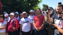 CHP İZmir'den İStanbula giden ekip basın açıklaması canlı