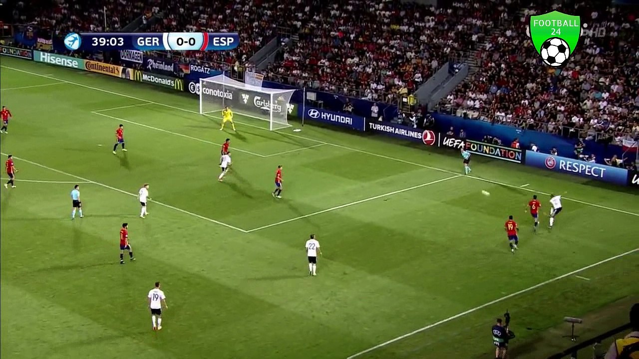 Germany U-21 : Spain U-21 FINAL  ||  goal 1 هدف (Ger)