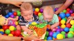 Giant BABY BALL PIT Surprise Toys Newborn DisneyCarToys Baby AllToyCollector Cousins Crib