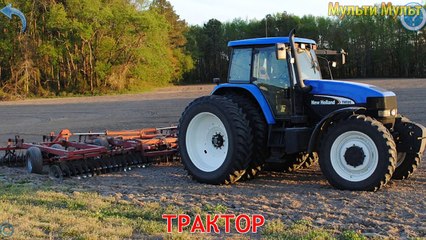 Транспорт и спецтехника развивающий мультфильм изучаем транспорт и звуки