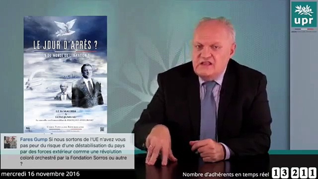 Si Asselineau est président il fera le ménage