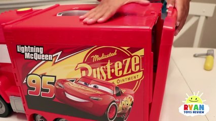 Disney Pixar Cars 3 Lightning McQueen Macks Mobile Tool Center! Truck Toys Kids Playtime