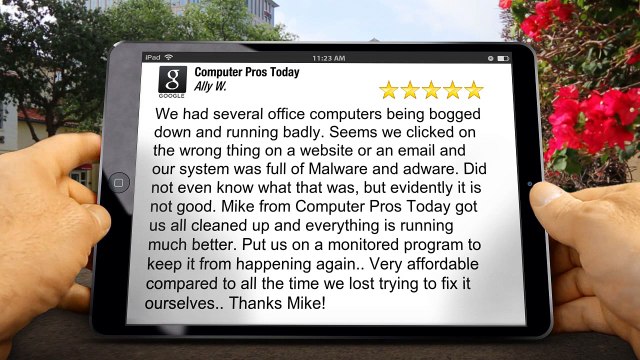 Spotsylvania Computer Repair, Adware and Malware Removal Review of Computer Pros Today Spotsylvania