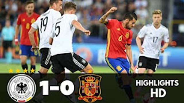 Germany U21 1-0 Spain U21 - All Goal & Highlights - EURO U21 Finals 30.06.2017