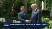 i24NEWS DESK | Trump, Moon discuss trade, N.Korea threat | Friday, June 30th 2017