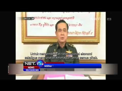 NET24 Kudeta Militer Thailand untuk Kembalikan Keamanan Negara