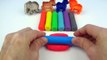 Learn Name Sound Color Play Doh Toy Animal Molds Cow, Horse, Lion, Elephant Creative Fun f