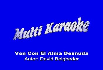 EMMANUEL - VEN CON EL ALMA DESNUDA (KARAOKE)