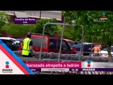 Mujer embarazada atropella al que la asaltó  | Noticias con Yuriria Sierra