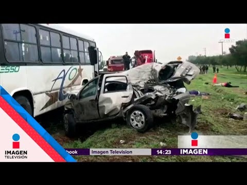 Accidente en Circuito Exterior Mexiquense deja seis muertas | Noticias con Yuriria Sierra