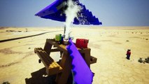 CANYON RACE, EXPLOSIONS & TRAINS! Brick Rigs Multiplayer Gameplay & Shenanigans