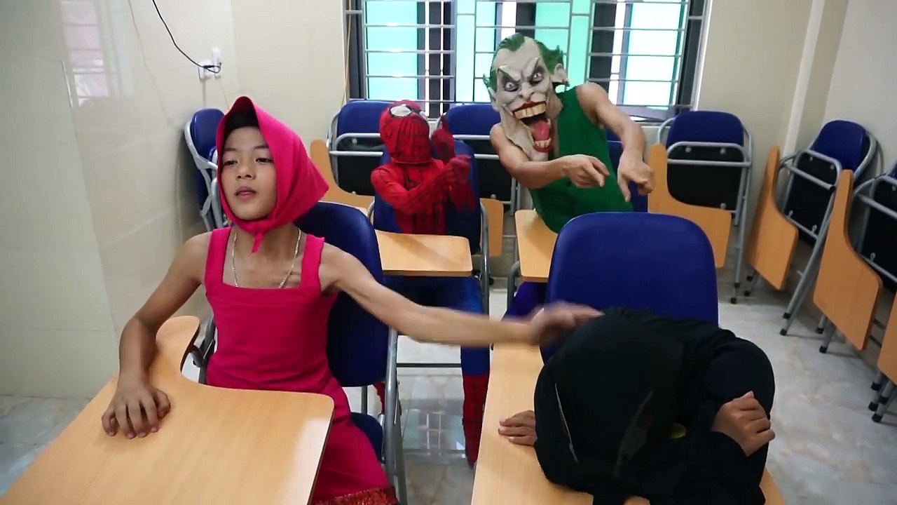Classroom Fun Go To School Wrong Heads Boss Baby, Wonder Woman, Mr Bean w/ Bab baby Fake M