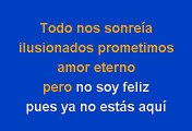 Intocable - Donde Estas (Karaoke)